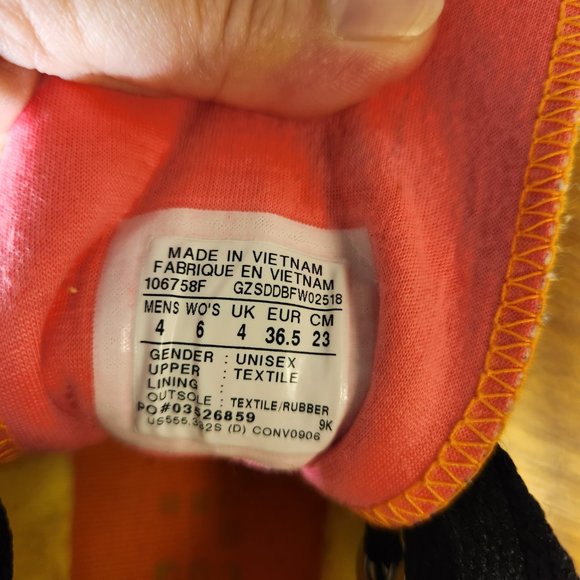 CONVERSE ALL STAR Chuck Taylor Hi-top Double Upper Multicolor Men (4)/Women (6) - Picture 11 of 16